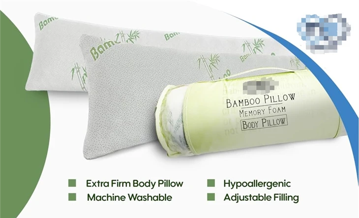 Bamboo Memory Foam Body Pillow